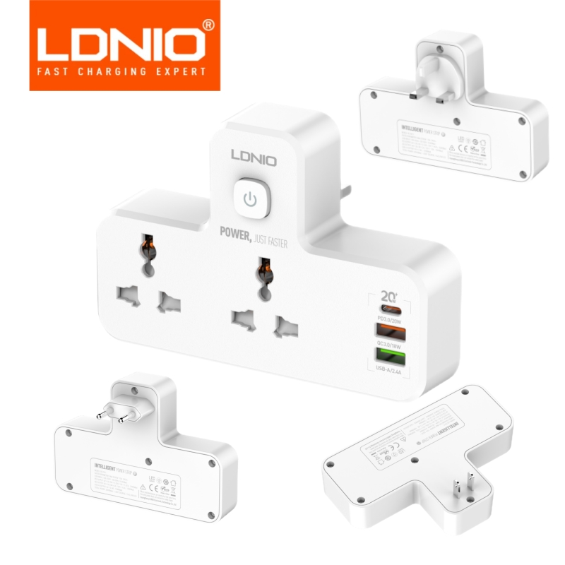 Smart Power Strip - LDNIO قطاع الطاقة التوصيل 2500 واط