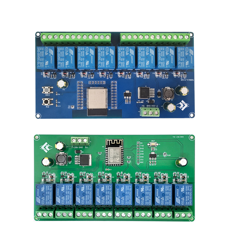 Smart Home Esp32 - وحدة ترحيل واي فاي ذات 8