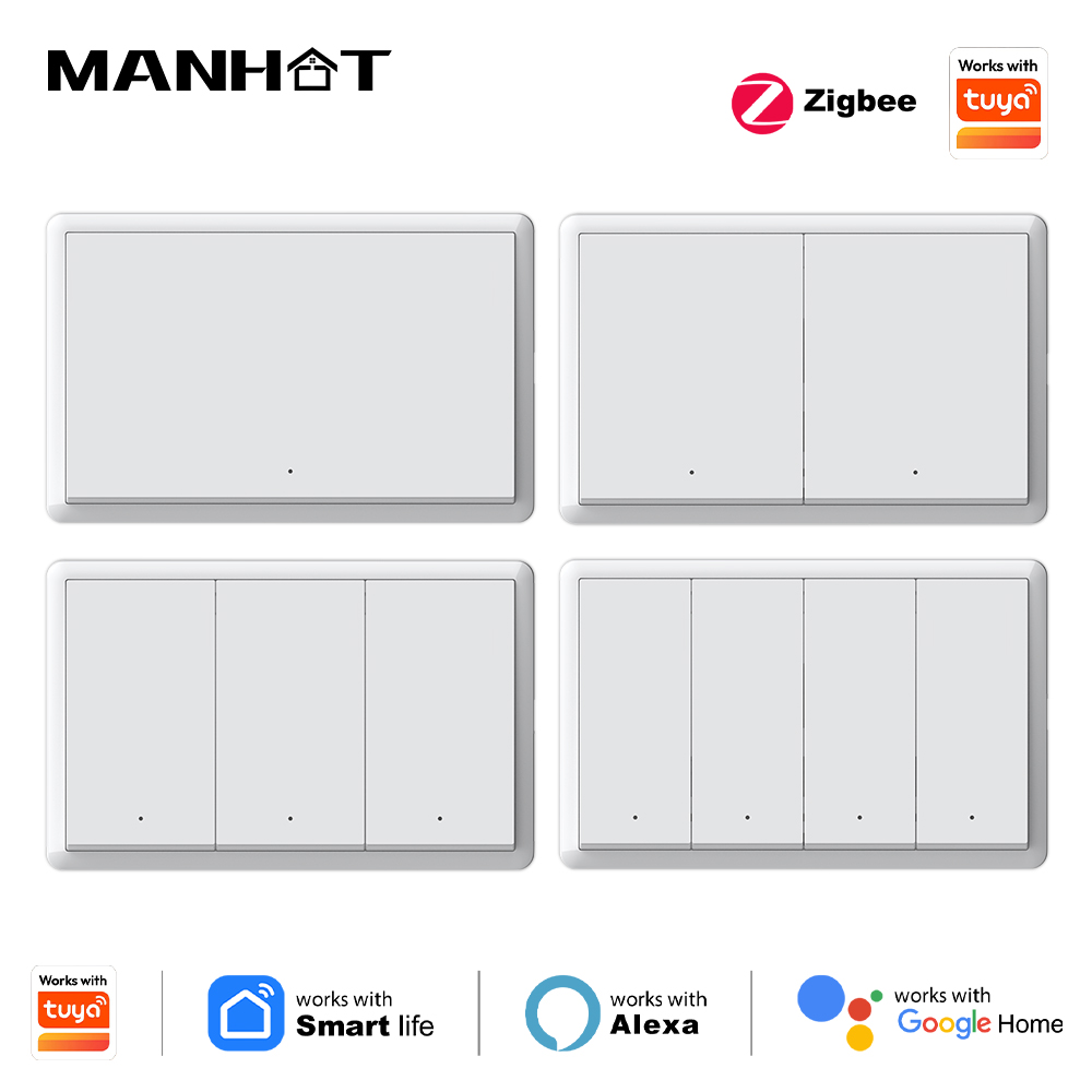Tuya Smart Switch - مفتاح إضاءة ذكي من مانهوت يعمل