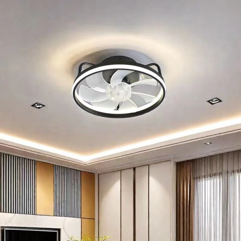 Smart Ceiling Fan - مروحة سقف 55 واط مع إضاءة،