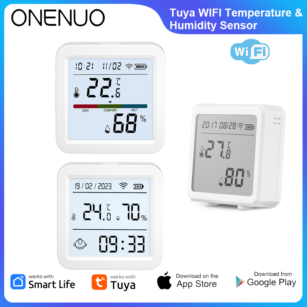 Smart Home Orvibo - ONENUO Tuya WIFI مستشعر درجة الحرارة