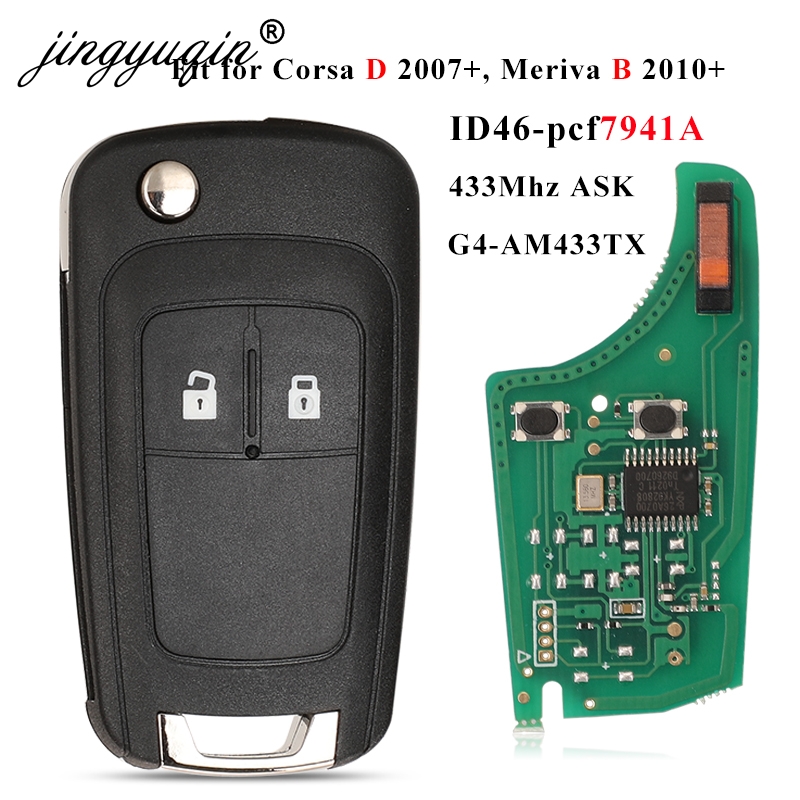 Smart Home Logo - Jingyuqin G4-AM433TX 433Mhz ID46-PCF7941 سيارة مفتاح