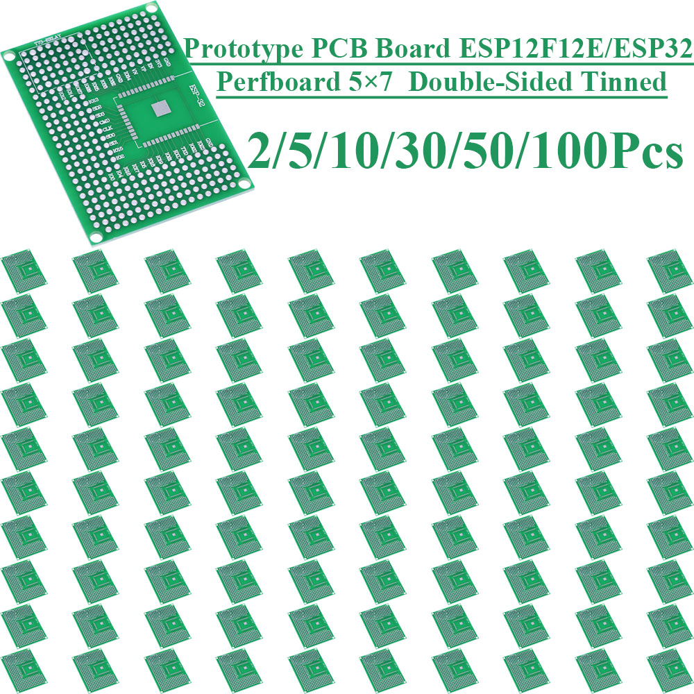 Smart Home Esp32 - 2-100 قطعة لوحة تجارب مزدوجة الجوانب