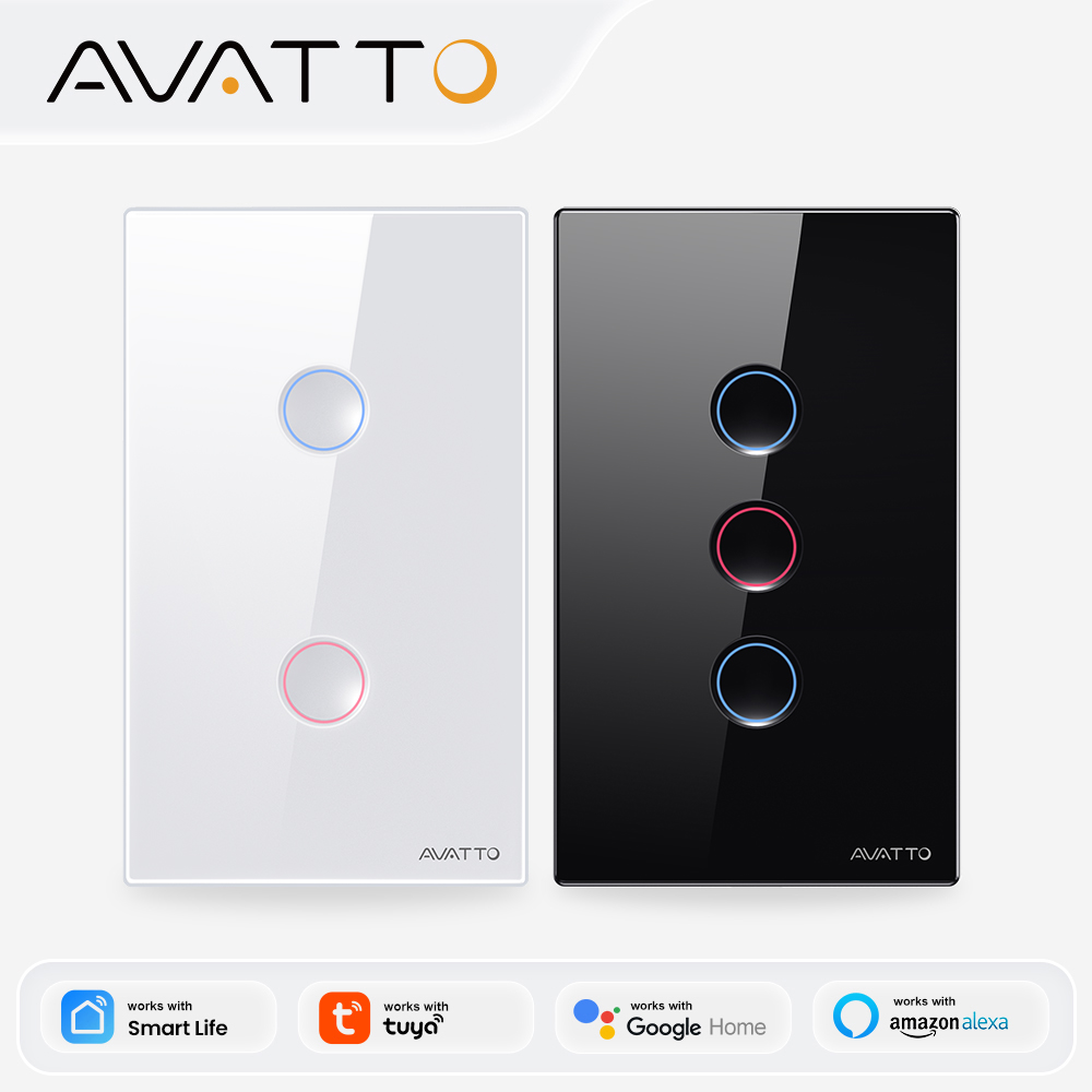 Tuya Smart Switch - مفتاح إضاءة ذكي لاسلكي من AVATTO