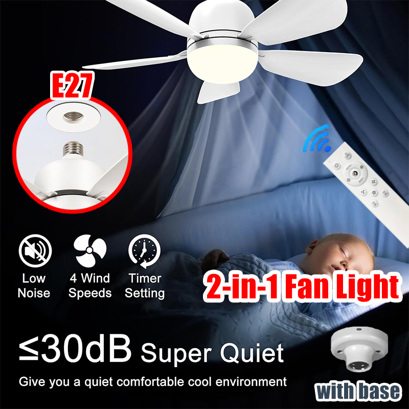 Smart Bathroom Fan - 16 بوصة 2 في 1 مروحة