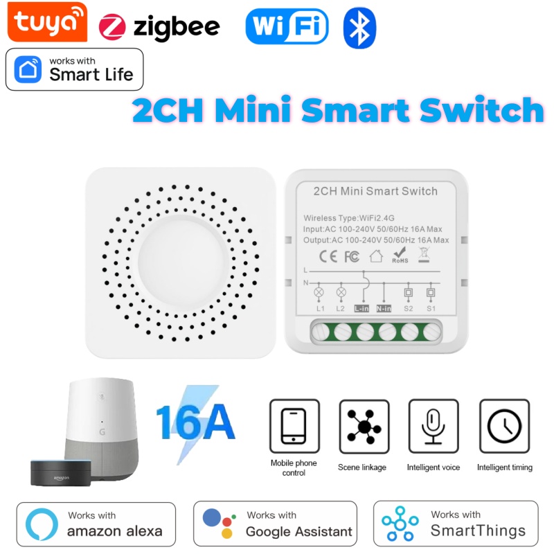 Tuya Smart Switch - مفتاح تويا الذكي المصغر واي فاي