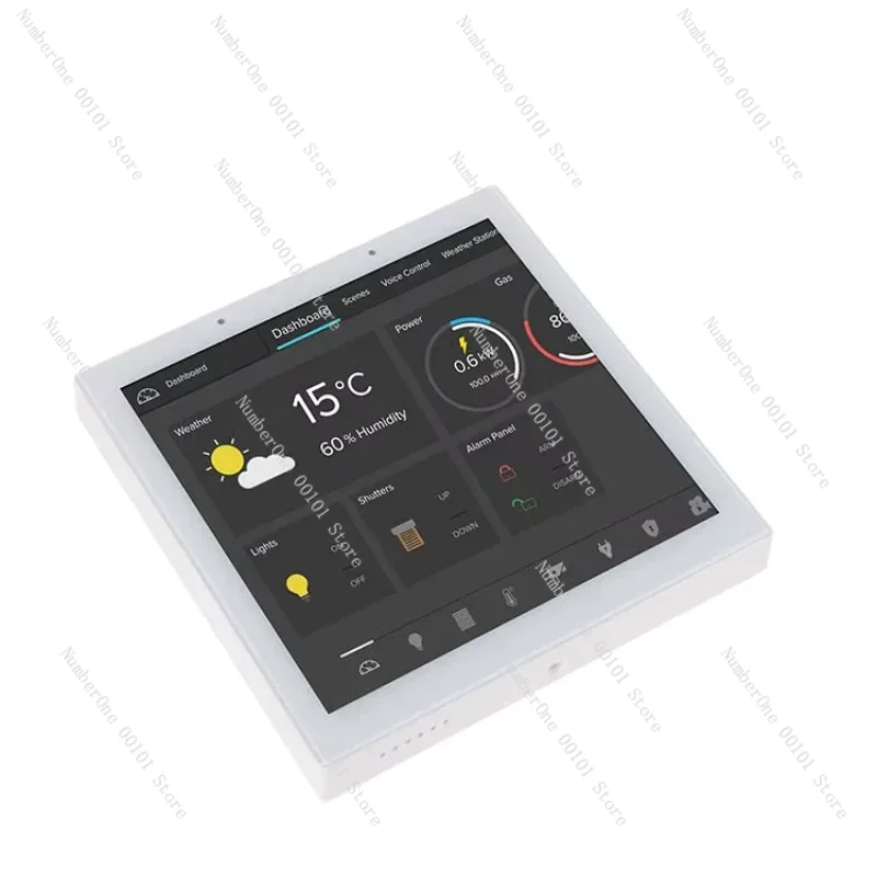 Smart Home Tablet - جهاز لوحي يعمل باللمس مثبت على