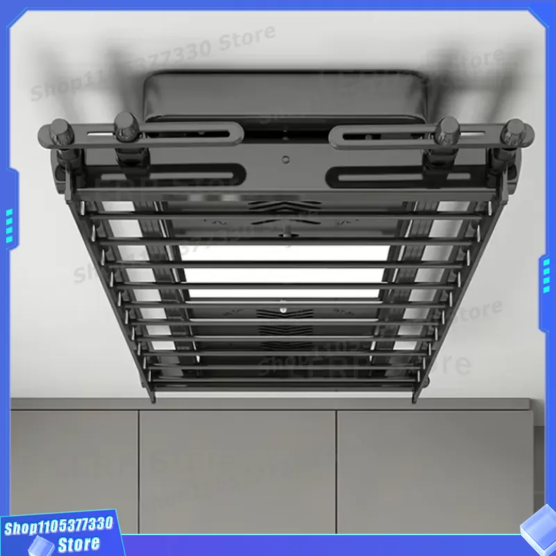 Smart Bathroom Fan - رف تجفيف ملابس كهربائي ذكي مع