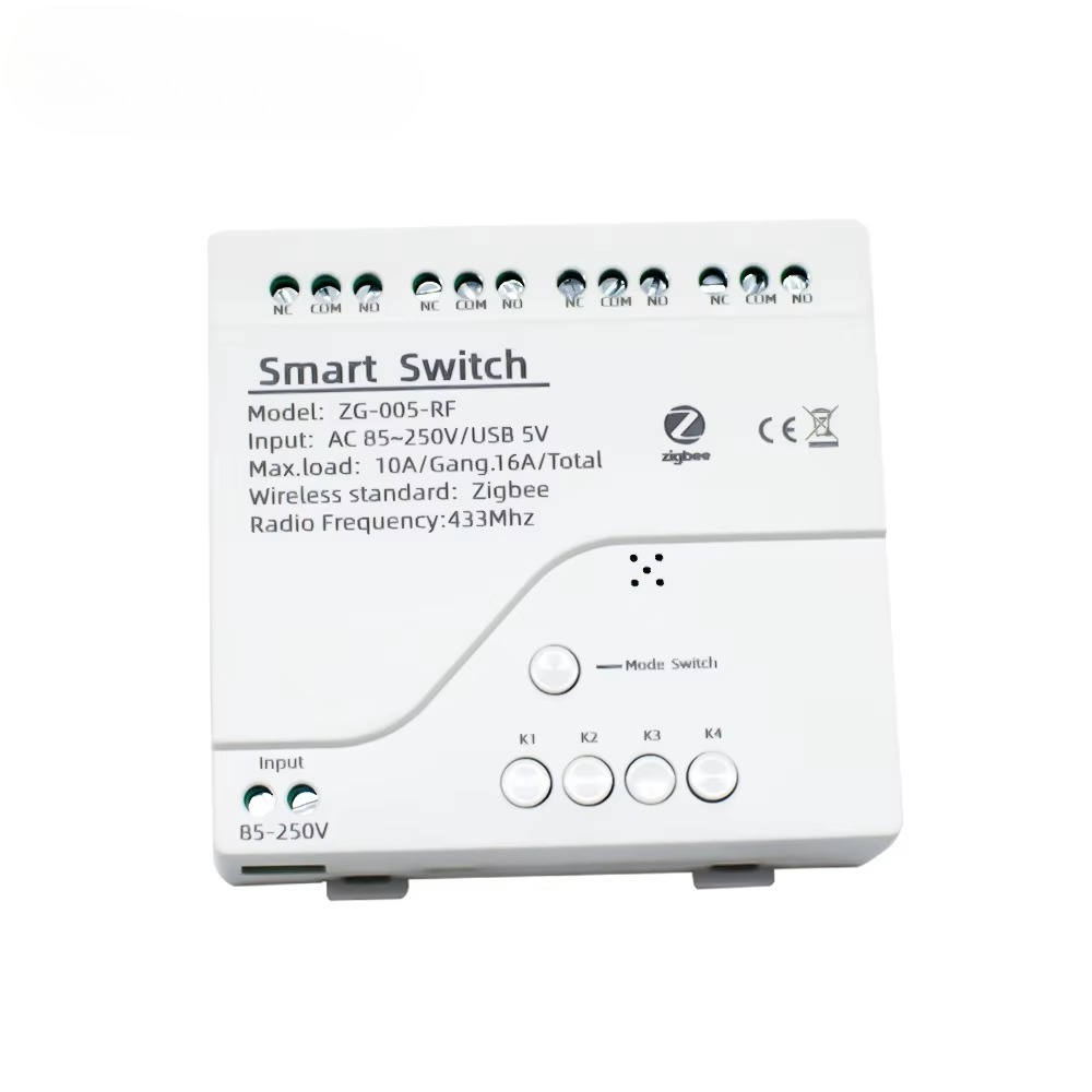 Tuya Smart Switch - وحدة تحكم تويا 4 قنوات زيجبي