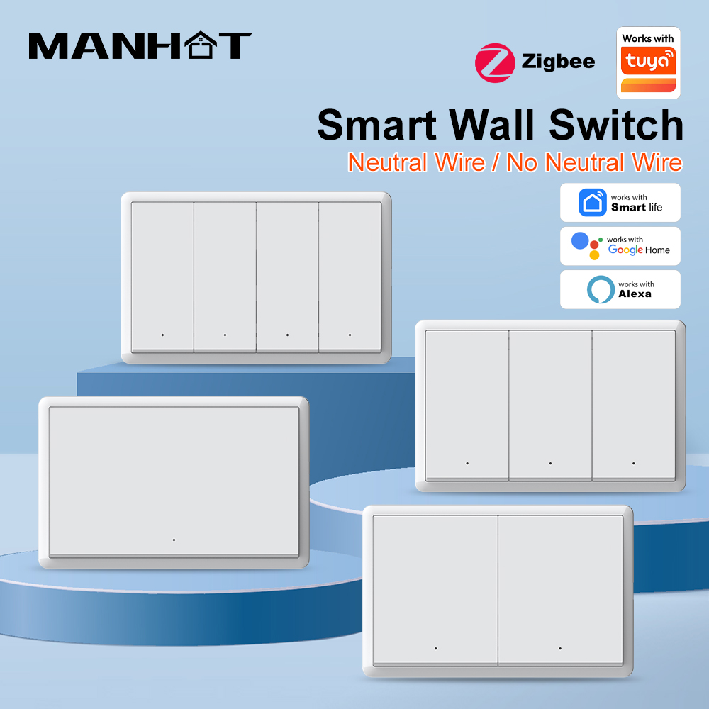 Tuya Smart Switch - مفتاح إضاءة ذكي من MANHOT بتقنية