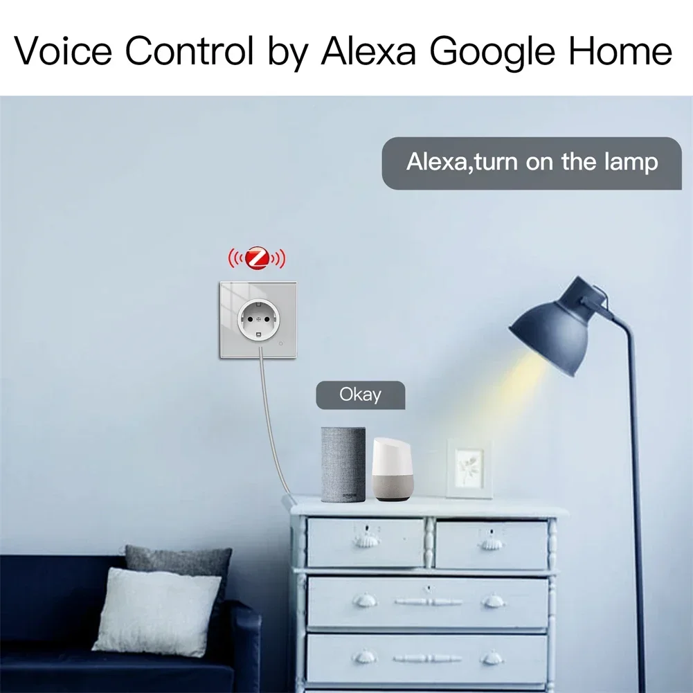 Moes ZigBee مقبس الحائط WIFI ل - مراجعة Smart Home Living Room وسعره