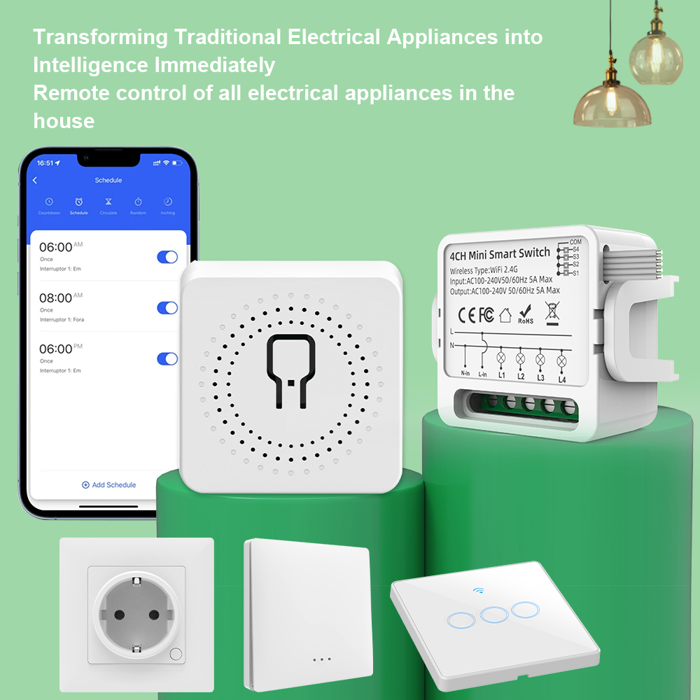 مفتاح ذكي واي فاي من تويا بـ 1 - مراجعة Tuya Smart Switch وسعره