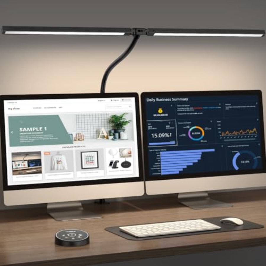 مصباح مكتب LED للمكتب والمنزل  - مراجعة Smart Home Monitor وسعره