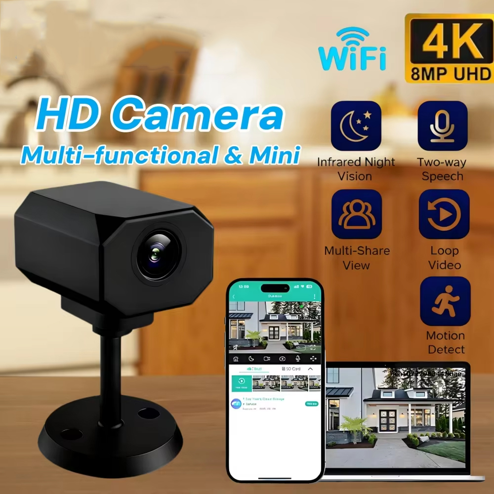 كاميرا أمان WiFi بدقة 4K للمنز - مراجعة Smart Home Monitor وسعره