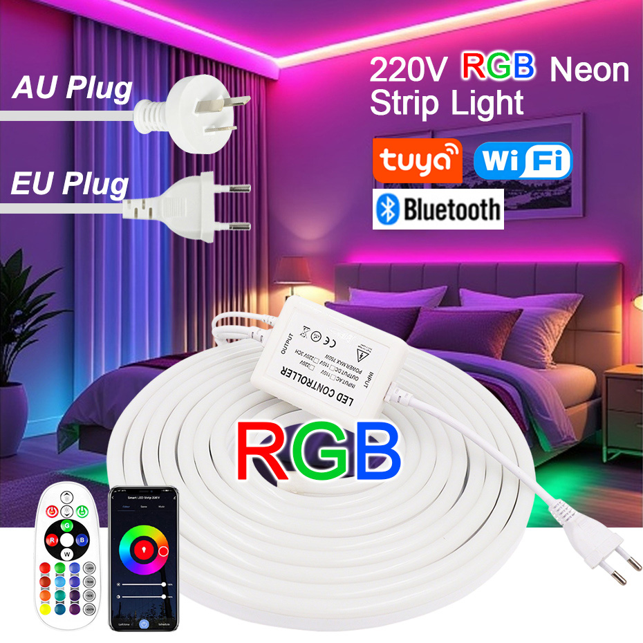 شريط إضاءة LED نيون RGB بجهد 2 - مراجعة Smart Power Strip وسعره