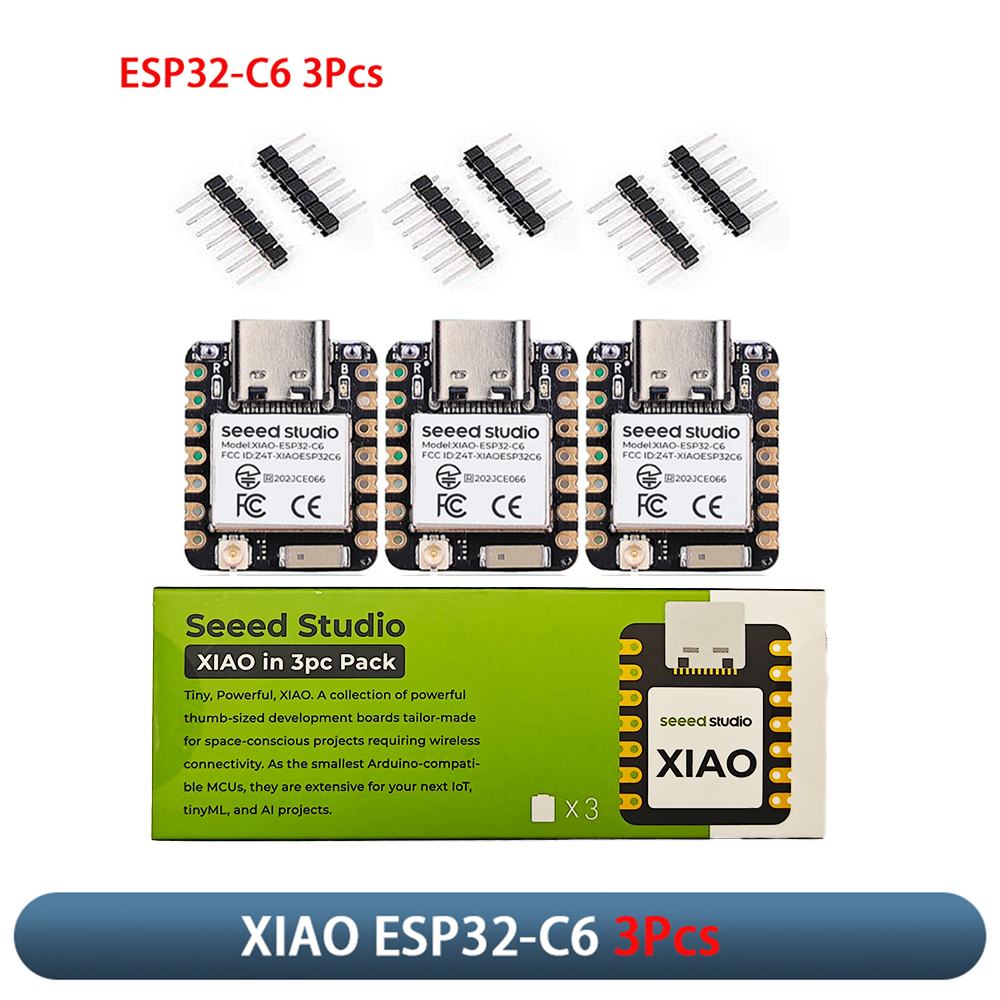 لوحة تطوير XIAO ESP32-C6 (3 قط - مراجعة Smart Home Esp32 وسعره