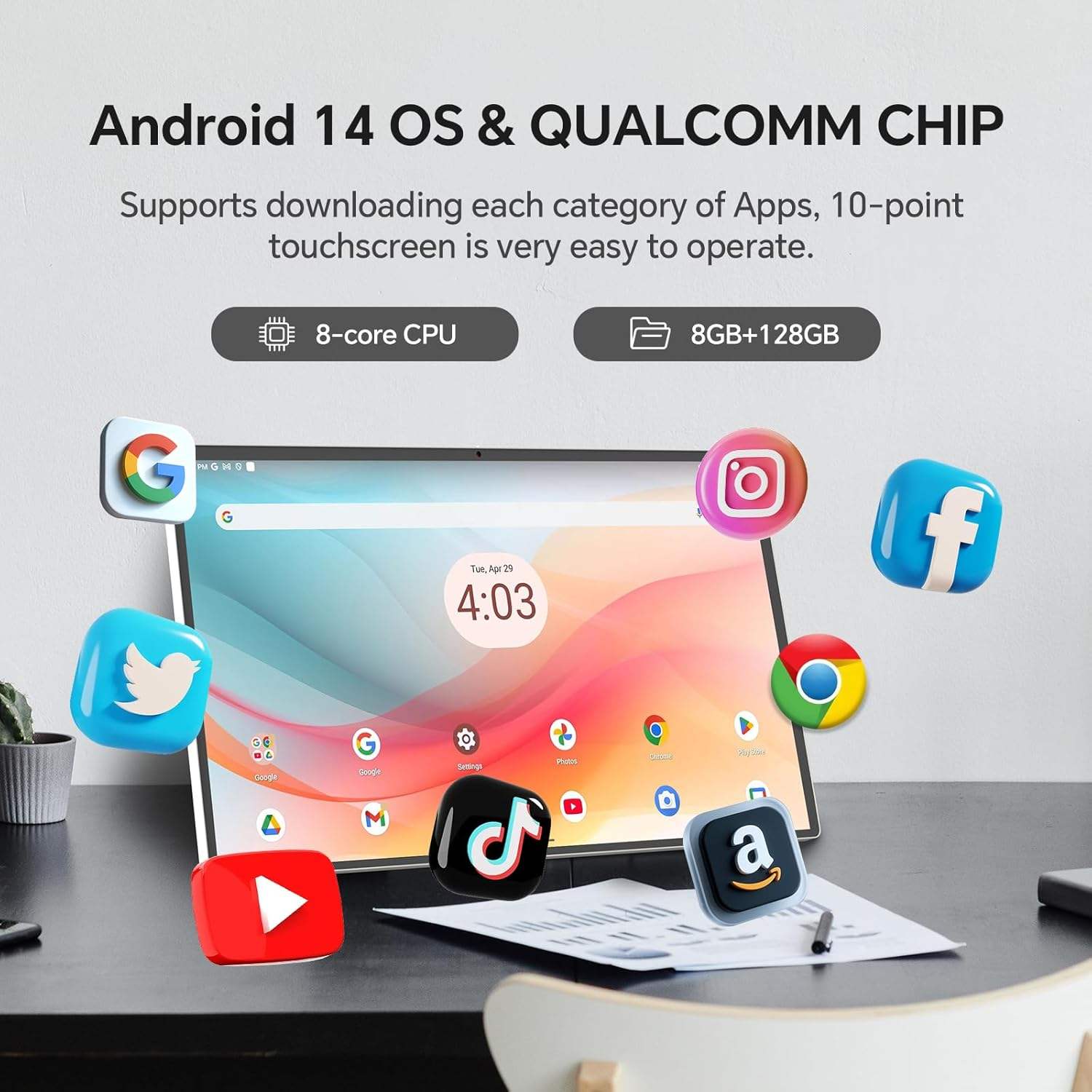 جهاز لوحي ذكي يعمل بنظام أندرو - مراجعة Smart Home Tablet وسعره