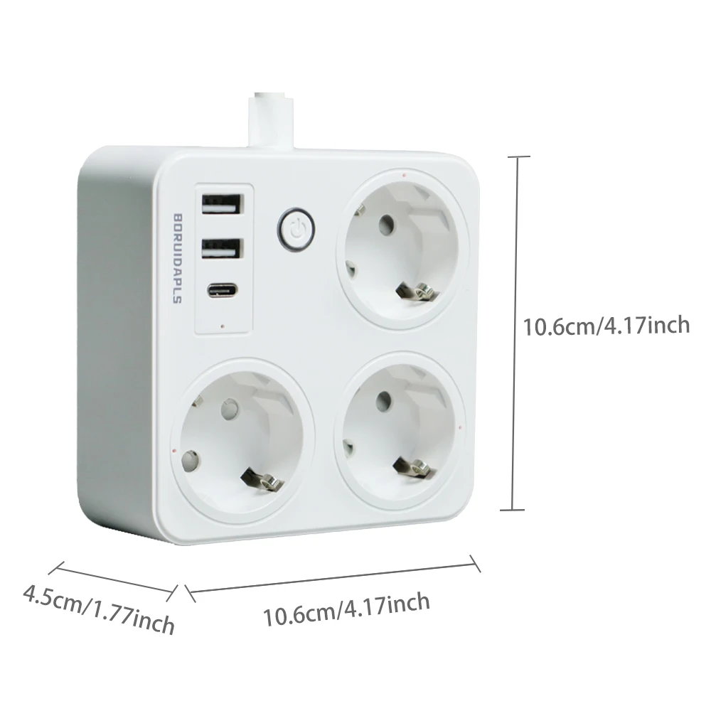 شريط طاقة ذكي BORUIDAPLS ZigBe - مراجعة Smart Power Strip وسعره