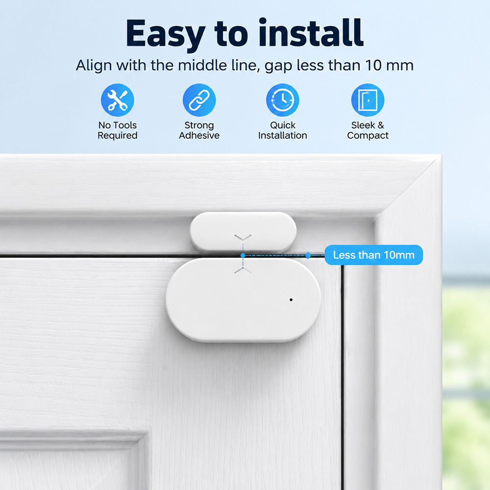 مستشعر الأبواب والنوافذ بتقنية - مراجعة Smart Home Tablet وسعره