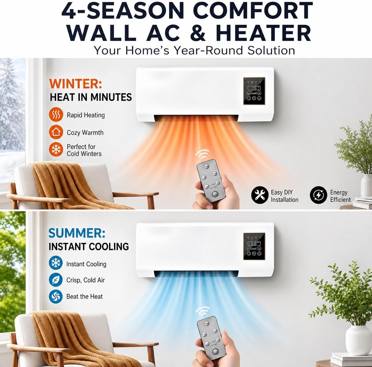 مروحة تكييف هواء محمولة مثبتة  - مراجعة Smart Bathroom Fan وسعره