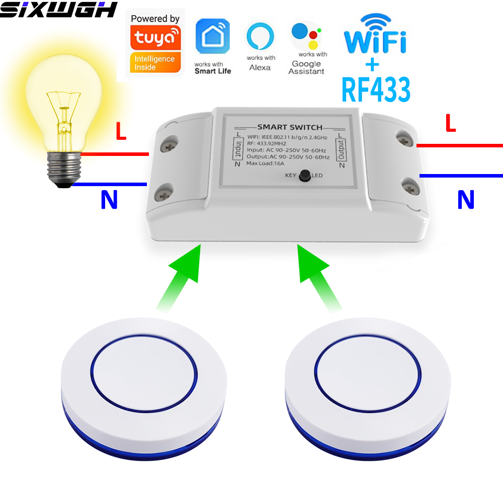 مفتاح ذكي واي فاي 16 أمبير من  - مراجعة Tuya Smart Switch وسعره