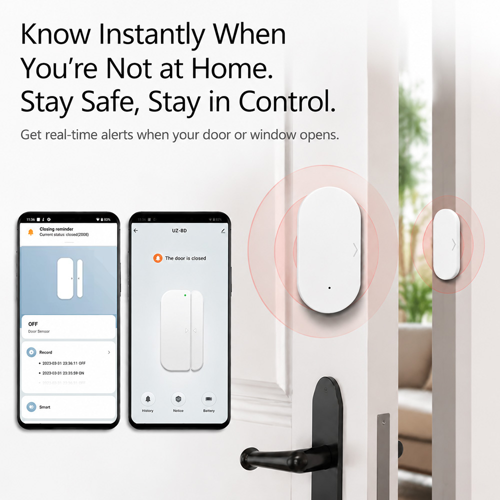 مستشعر الأبواب والنوافذ بتقنية - مراجعة Smart Home Tablet وسعره
