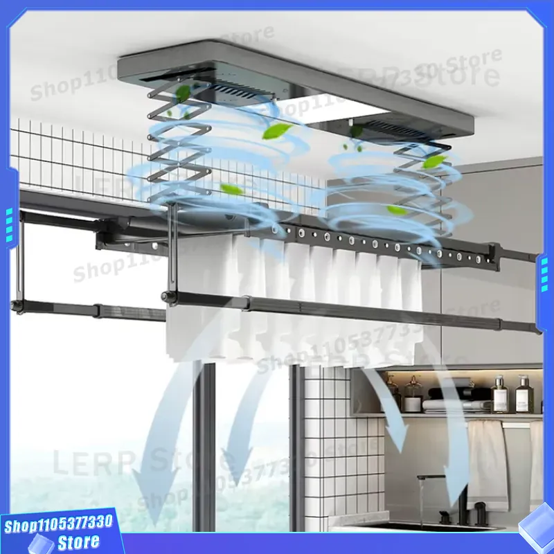 رف تجفيف ملابس كهربائي ذكي مع  - مراجعة Smart Bathroom Fan وسعره