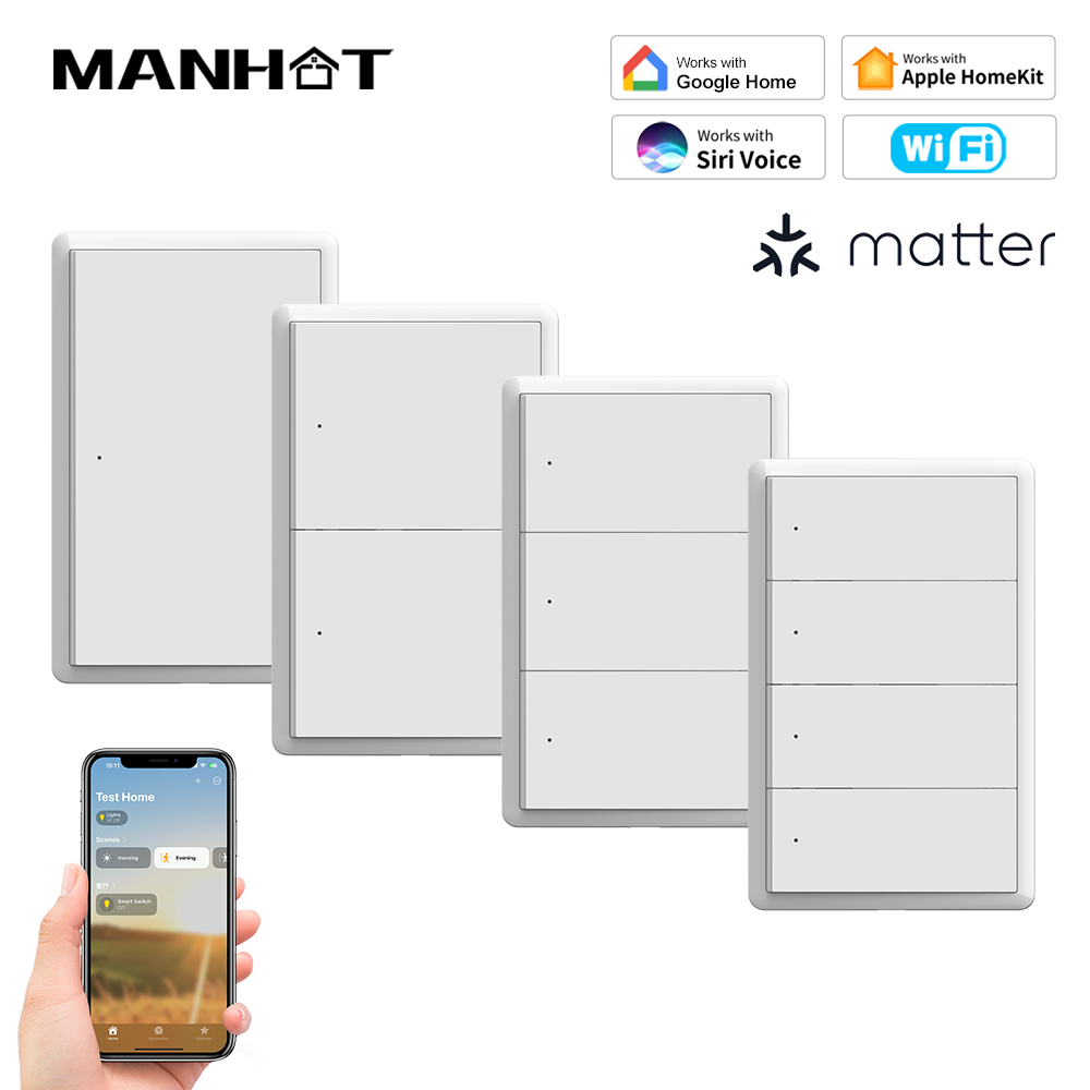 مفتاح إضاءة ذكي من MANHOT يعمل - مراجعة Tuya Smart Switch وسعره
