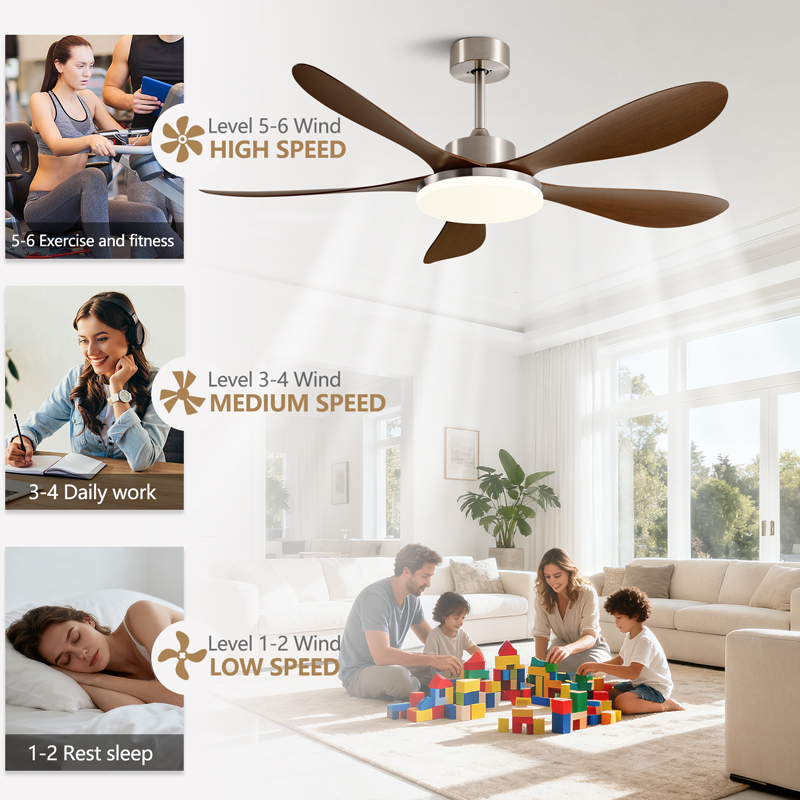مروحة سقف بخمس شفرات مقاس 40/4 - مراجعة Smart Ceiling Fan وسعره